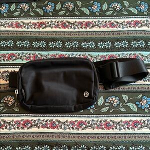 lululemon athletica Black Belt Bag.